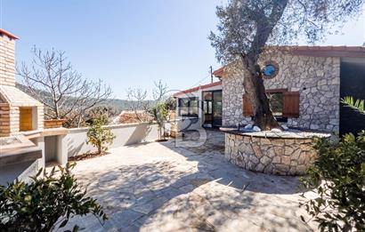 Bodrum Kızılağaç'ta geniş bahçeli havuzlu 3+1 villa ve 2+1 daire