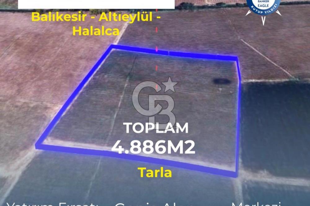 BALIKESİR / ALTIEYLÜL / HALALCA MH.'DE 4.886 M² FIRSAT TARLA