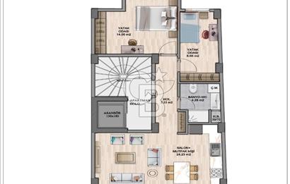 Cihangir Boğaza Komşu Asansörlü Butik 0 Binada 2+1 Daire