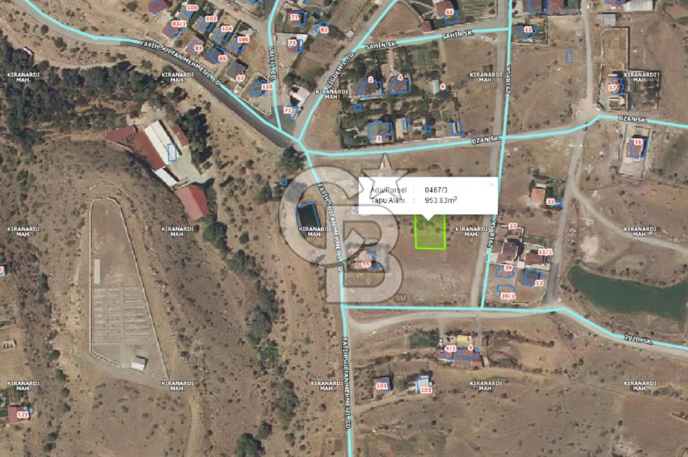  ALİ DAĞI VE ŞEHİR MANZARALI YOLA CEPHE TEMİZ VİLLA PARSELİ ÖNÜ PARK YANI BELEDİYE HİZMET ALANI 