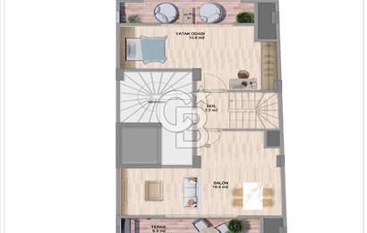 Beyoğlu Cihangir Deniz Manzaralı Sıfır Satılık Dubleks Daire