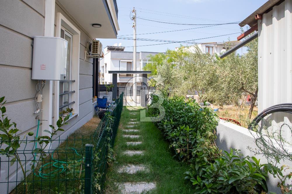 Foça Kazım Dirik Mah Kiralık 2+1 Bahçe Katı Daire