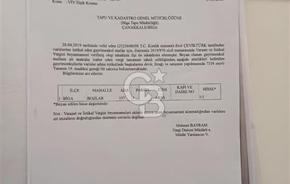 Biga Kumkent sitesi Eşyaları ile birlikte Satılık Yazlık Dubleks