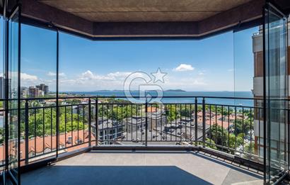 Çiftehavuzlar Sahil'de 205 m² Kapanmaz Deniz Manzaralı 4+1 Daire
