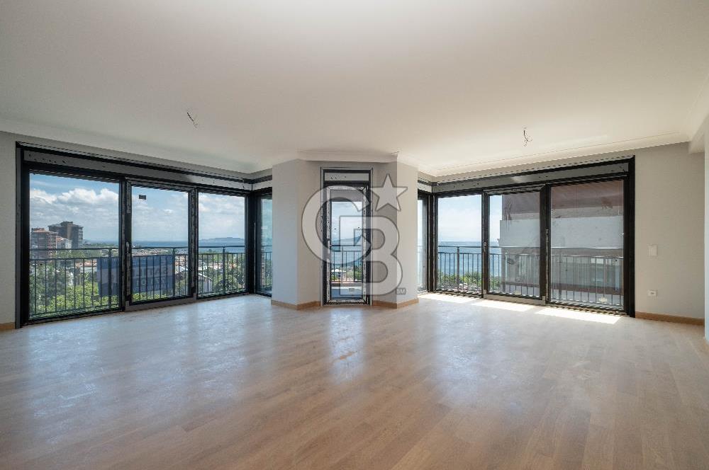 Çiftehavuzlar Sahil'de 205 m² Kapanmaz Deniz Manzaralı 4+1 Daire