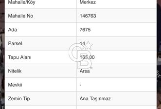 Seyrantepe’de stadyum’a komşu konut imarlı arsa