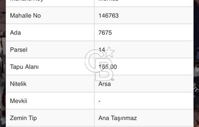 Seyrantepe’de stadyum’a komşu konut imarlı arsa