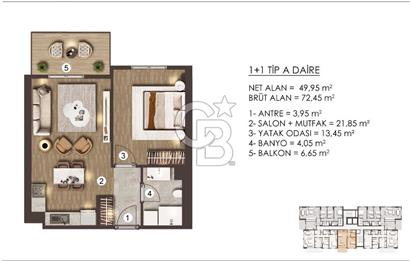 BÜYÜKÇEKMECE FAVORİST GOLEVLERİ SİTESİ SATILIK 1+1 DAİRE