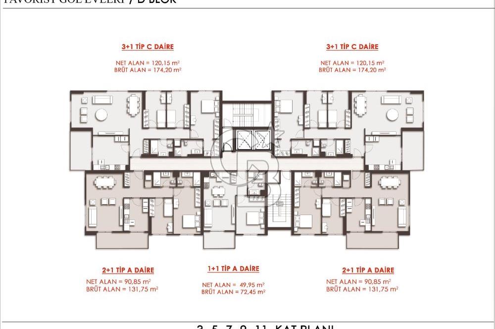 BÜYÜKÇEKMECE FAVORİST GOLEVLERİ SİTESİ SATILIK 1+1 DAİRE