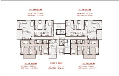 BÜYÜKÇEKMECE FAVORİST GOLEVLERİ SİTESİ SATILIK 1+1 DAİRE