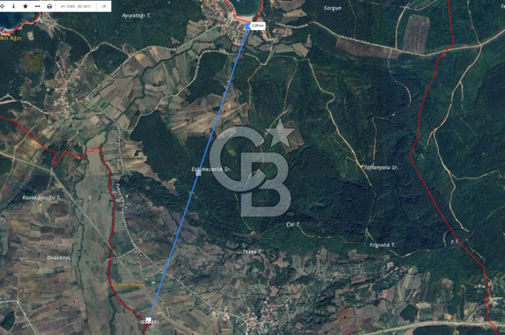 KANDIRA ÇALKÖY,YENİ YOLA 1 PARSEL,SAHİL 3 KM,DÜZ,MÜSTAKİL TARLA