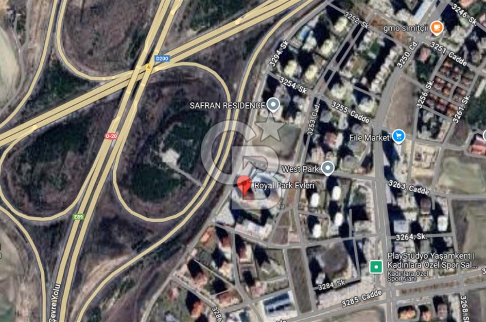 Yaşamkent Royal Park Sitesi, Net 177m² Lüks 4+1, Kapalı Otopark