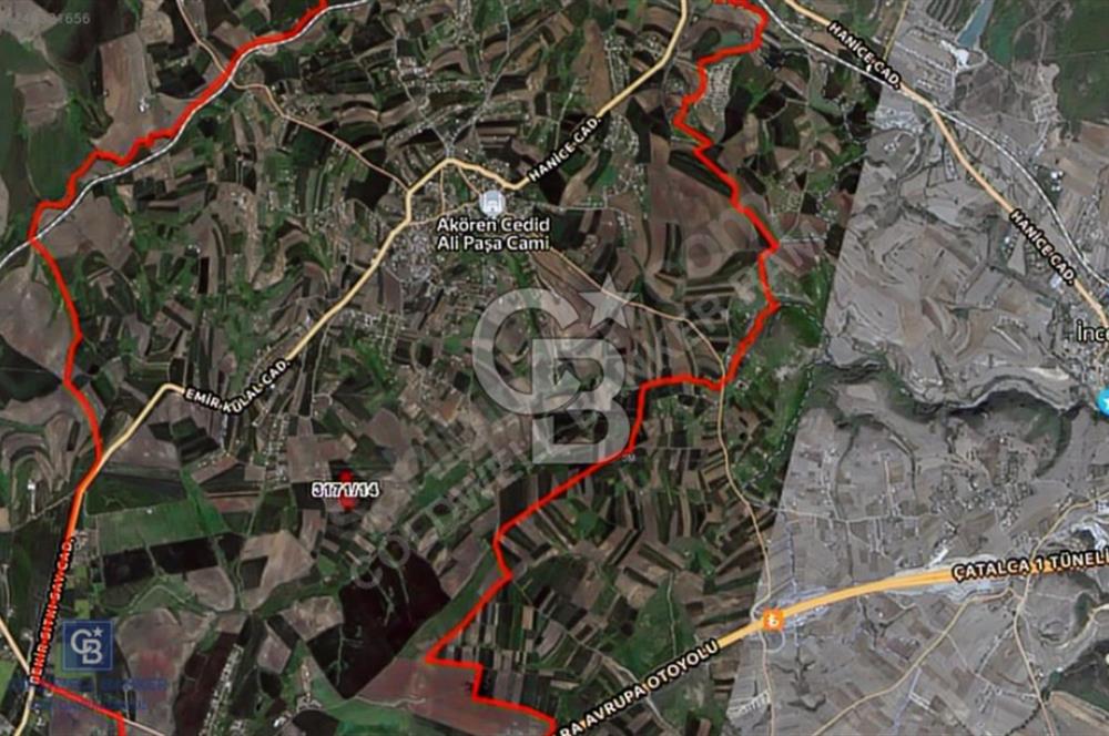 SATILIK SİLİVRİ AKÖREN KÖYÜN'DE TEK TAPU 18.658 M² TARLA