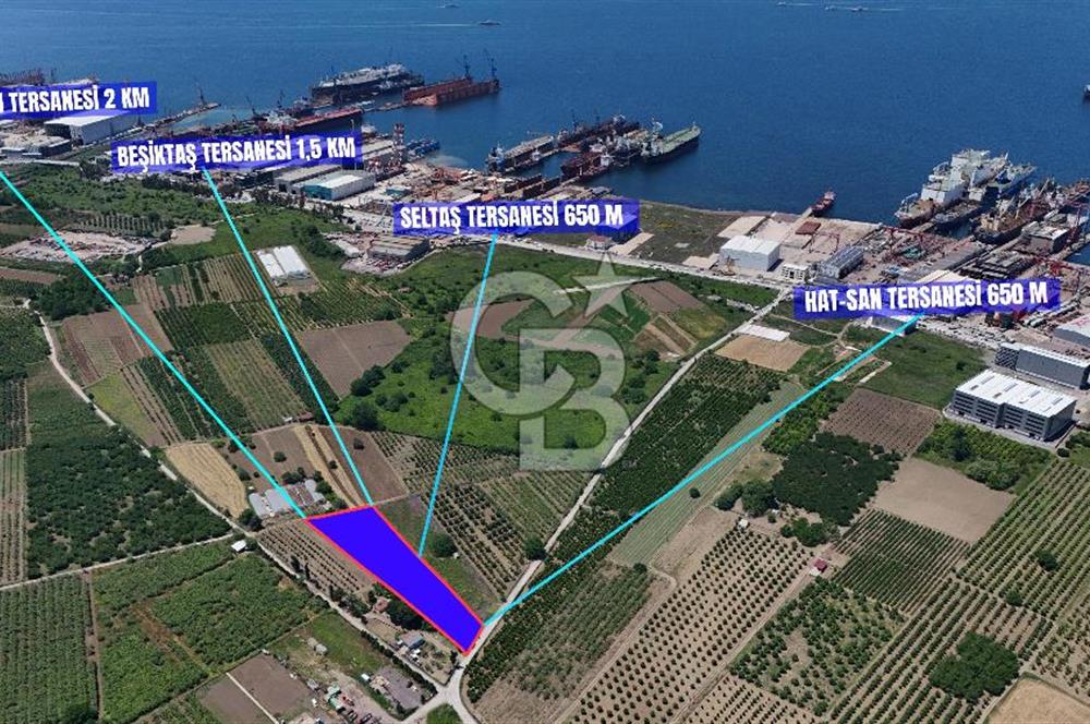 YALOVA ALTINOVADA TERSANELERE YAKIN SATILIK ARAZİ!