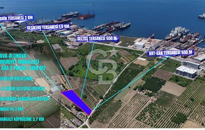 YALOVA ALTINOVADA TERSANELERE YAKIN SATILIK ARAZİ!