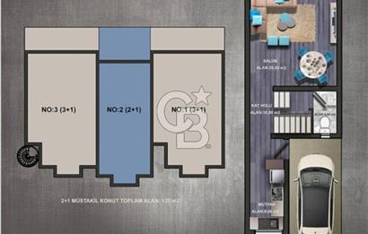 Girne de Oturuma Hazır Yerden Isıtma Altyapılı Dubleks Townhouse