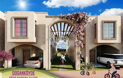 Girne de Oturuma Hazır Yerden Isıtma Altyapılı Dubleks Townhouse