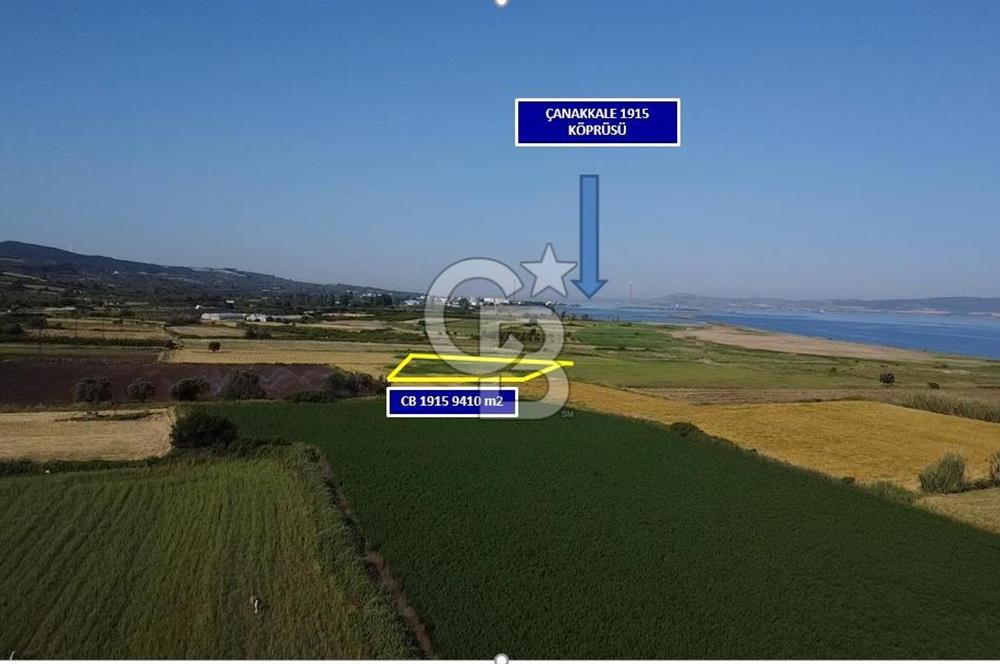 ÇANAKKALE LAPSEKİ ÇARDAK 9410 M2 SATILIK ARAZİ DENİZE 140 M.