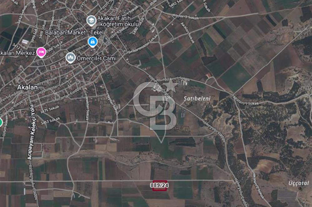 Acıpayam Akalan'da 10368 M² Satılık Tarla