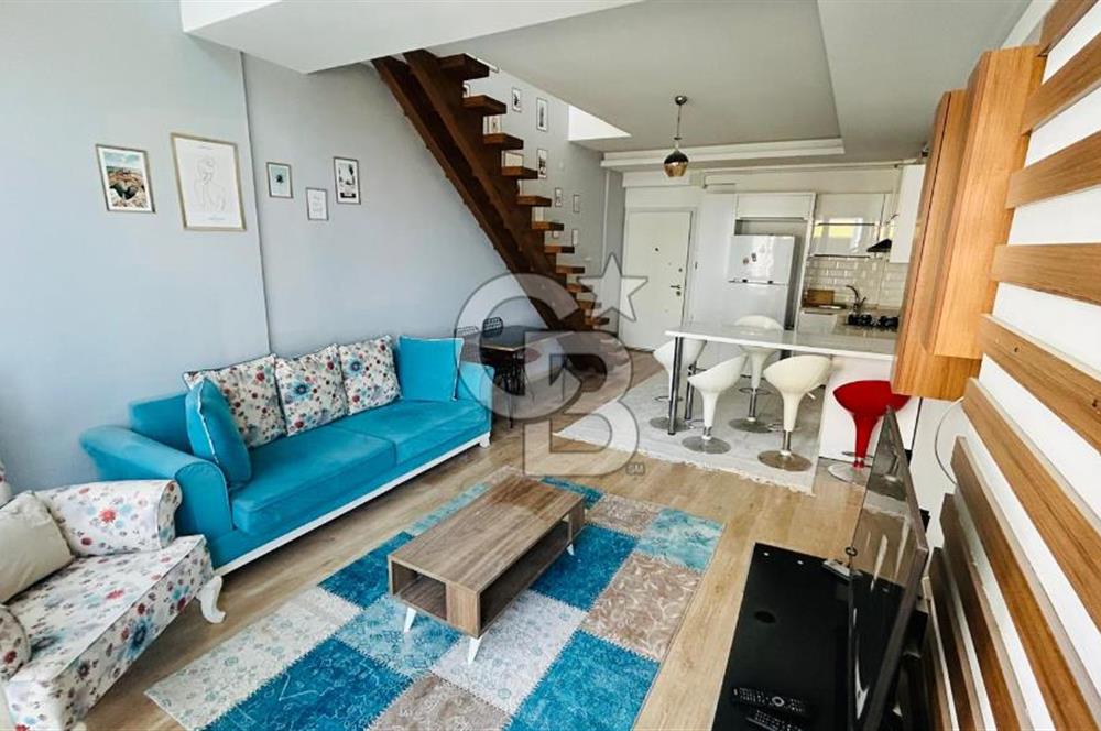CB. AMAZON'DAN KÖRFEZ'DE LÜKS KİRALIK 1+1 LOFT DAİRE