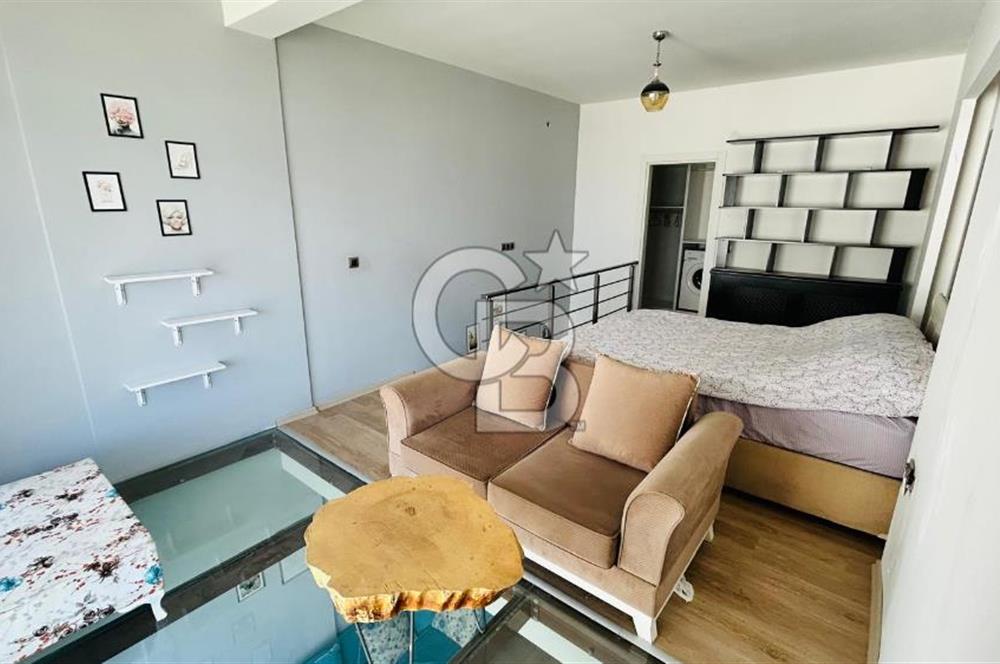 CB. AMAZON'DAN KÖRFEZ'DE LÜKS KİRALIK 1+1 LOFT DAİRE