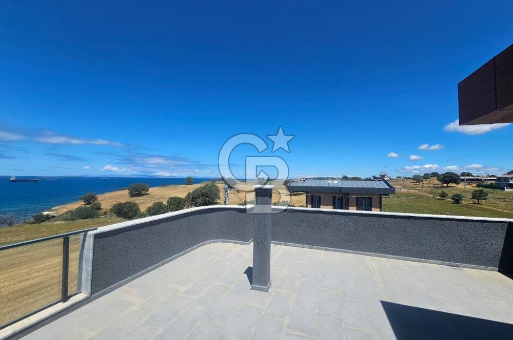 ÇANAKKALE KUMBURUN BAĞLİMAN MEVKİNDE FULL DENİZ MANZARALI VİLLA
