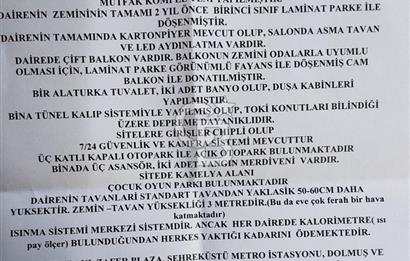 CB AMBIANCE'DAN DOĞANBEY TOKİ 3. ETAPTA 4+1, NET 135 m² KONFOR!