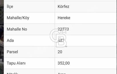 Kocaeli körfez herekede imarlı arsa 