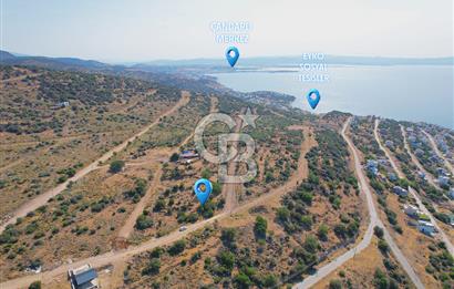 ÇANDARLI EYKO'DA 418M2 DENİZ MANZARALI İMARLI ARSA