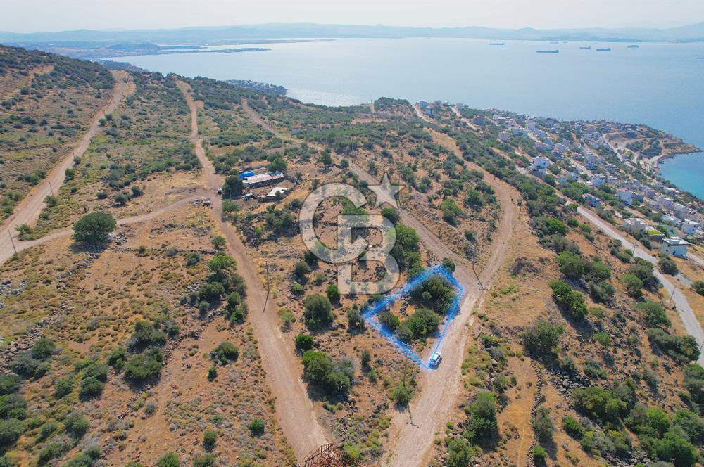 ÇANDARLI EYKO'DA 418M2 DENİZ MANZARALI İMARLI ARSA