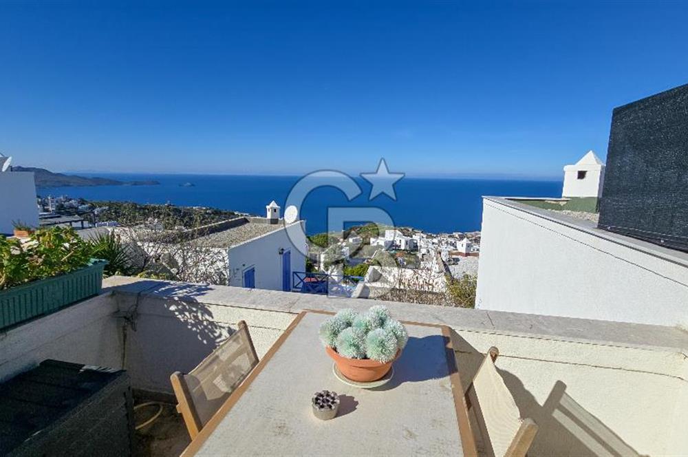 BODRUM YALIKAVAK HALİKARNAS SİTESİ 3+1 DENİZ MANZARALI VİLLA