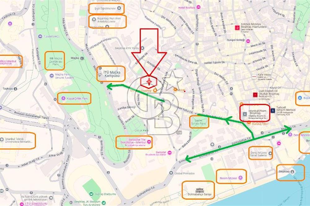 BEŞİKTAŞ VİŞNEZADE AKARETLER YENİ BİNA 80m2 2+1 KİRALIK DAİRE FIRSATI