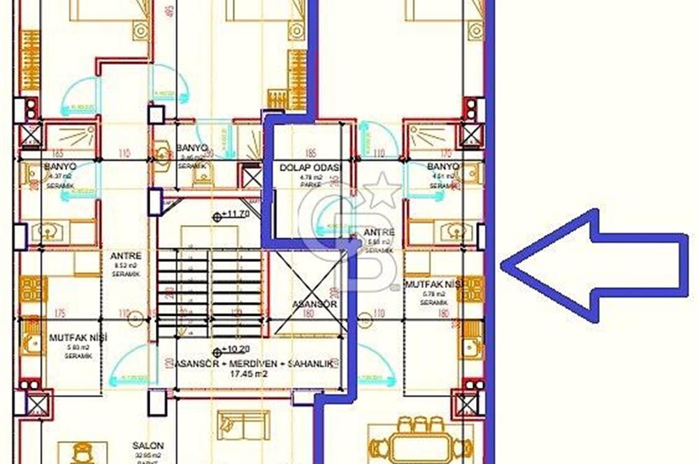 BEŞİKTAŞ VİŞNEZADE AKARETLER YENİ BİNA 80m2 2+1 KİRALIK DAİRE FIRSATI