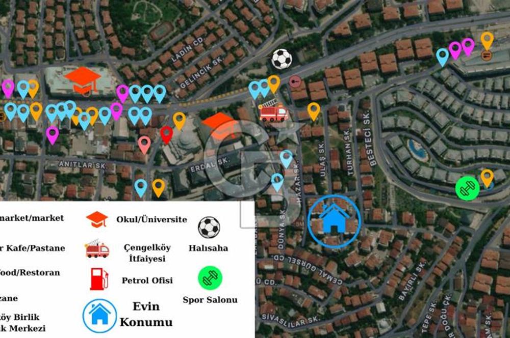 ÇENGELKÖY SİTESİ BAHÇE KULLANIMLI 160 M2 3+1 SATILIK DAİRE FIRSATI