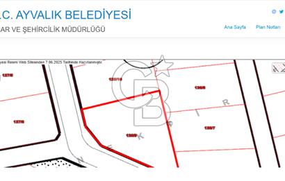 BALIKESİR AYVALIK TIFILLARDA MARLO OTEL ALTINDA SATILIK ARSA