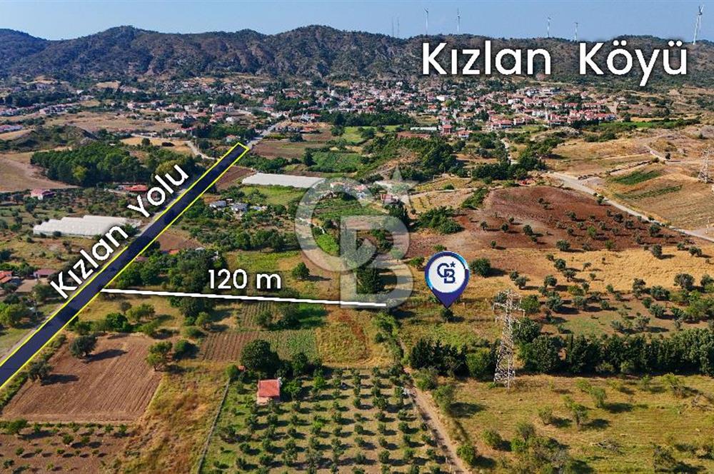 Datça Kızlan'da Satılık 743 m² Bademlik - Yolu Mevcut