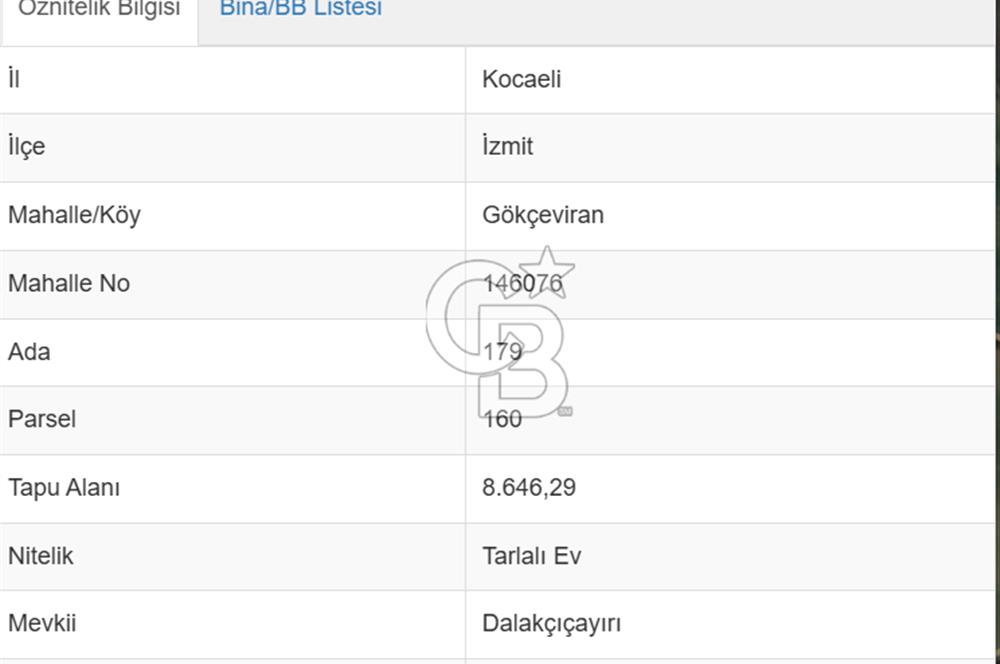 KOCAELİ İZMİT GÖKÇEÖREN KÖYÜNDE 8.869 DÖNÜM SATILIK TARLA