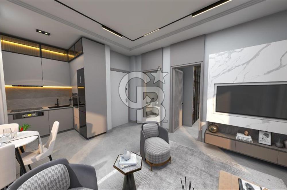 ÇANAKKALE KARABİGA DOĞA VE DENİZLE BÜTÜNLEŞEN PROJEDE 1+1 DAİRE