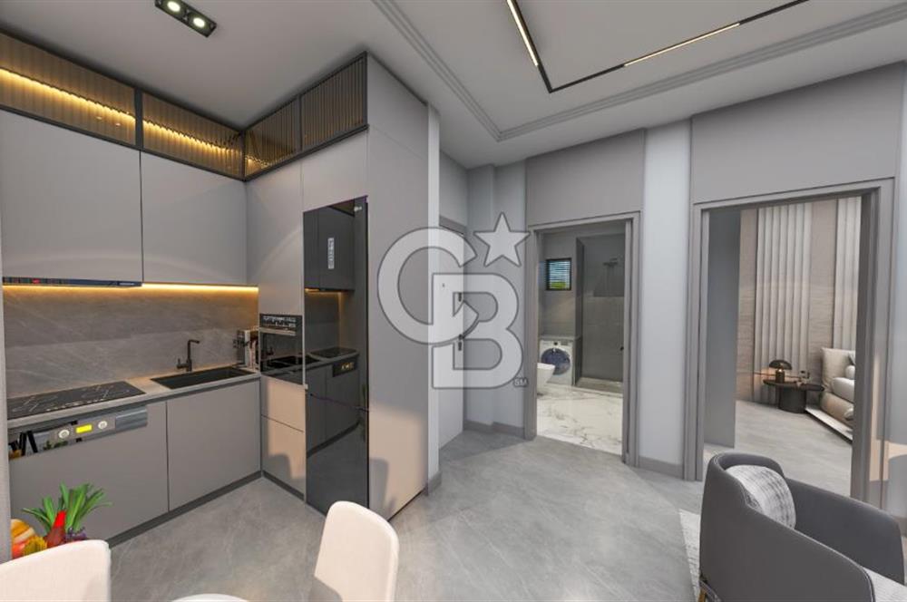 ÇANAKKALE KARABİGA DOĞA VE DENİZLE BÜTÜNLEŞEN PROJEDE 1+1 DAİRE