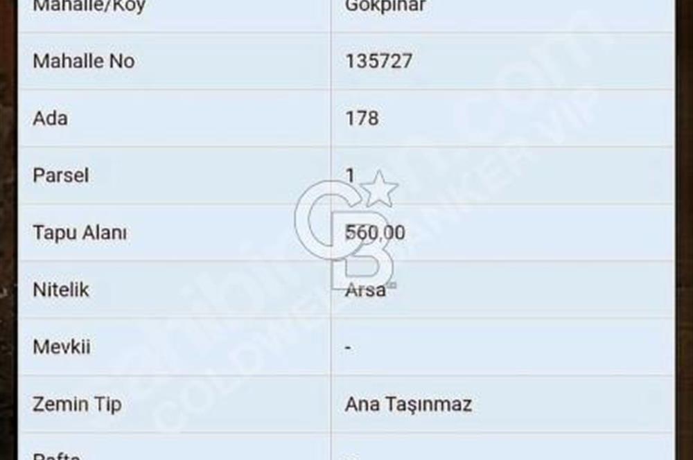 Antalya Elmalı’da Tek Tapu 560 M2 Satılık İmarlı Arsa 