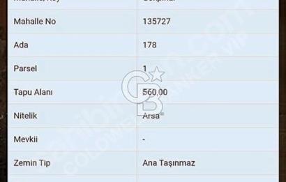 Antalya Elmalı’da Tek Tapu 560 M2 Satılık İmarlı Arsa 