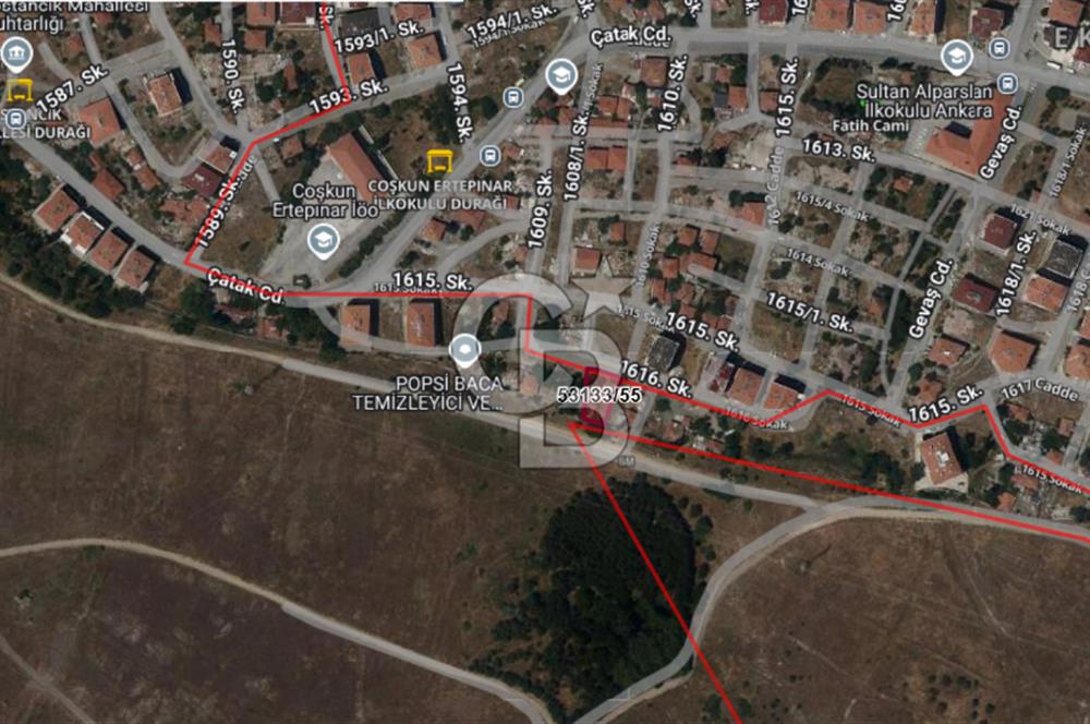 ANKARA MAMAK EKİN FOR SALE 1.360 m2 LAND... HOUSING 32 FLATS