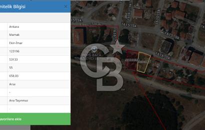 ANKARA MAMAK EKİN FOR SALE 1.360 m2 LAND... HOUSING 32 FLATS