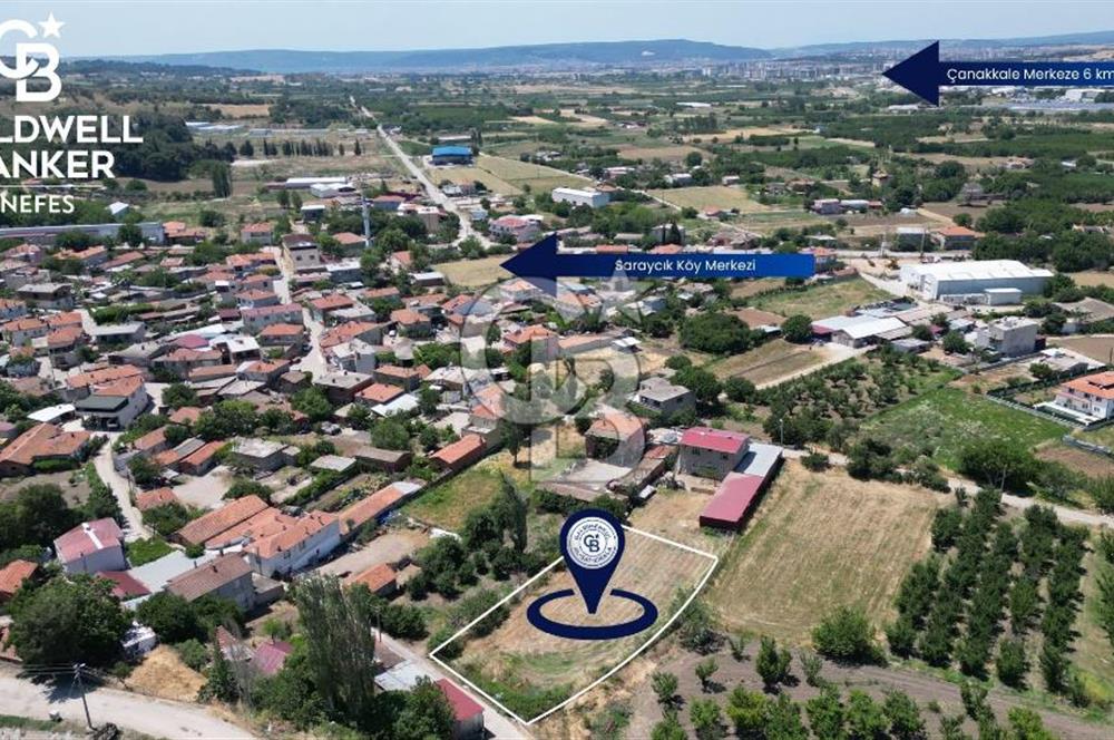 ÇANAKKALE MERKEZ SARAYCIK KÖYÜNDE KÖY İÇİ İMARLI SATILIK ARSA