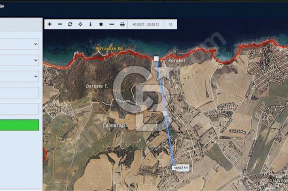 SATILIK İMARLI ARSA ÇANAKKALE GELİBOLU GÜNEYLİ MAHMUTPAŞADA