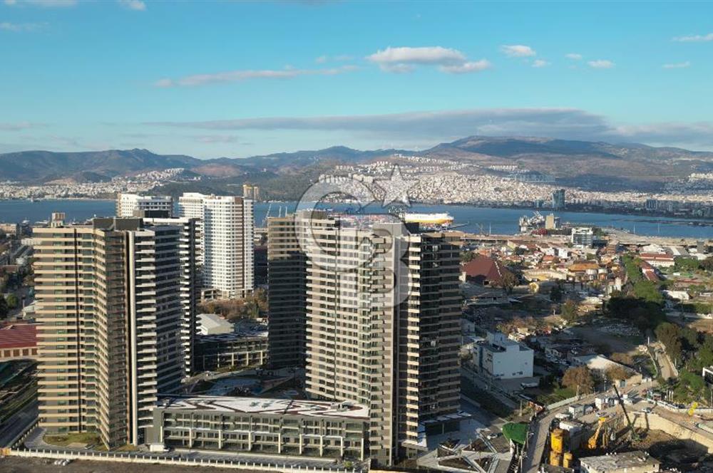 Allsancak İzmir'de Manzaralı Satılık 1+1 Daire 50m2 Net