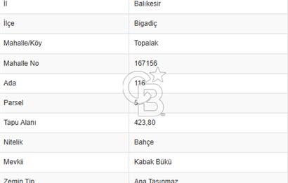Köy Sıcaklığı ve Doğa Huzuru Bir Arada Yatırımlık Bahçe