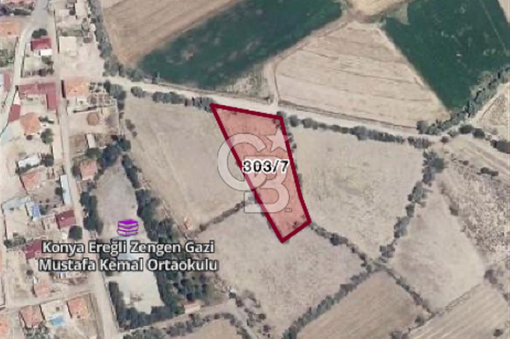 Ereğli Zengen’de Gazi Okulunun Karşısı 3.190m2 Satılık Tarla