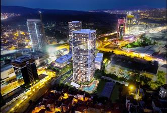 DELUXIA PARK 2.EL YETKİLİ SATIŞ OFİSİN'DEN DENİZ MANZARALI 1+1