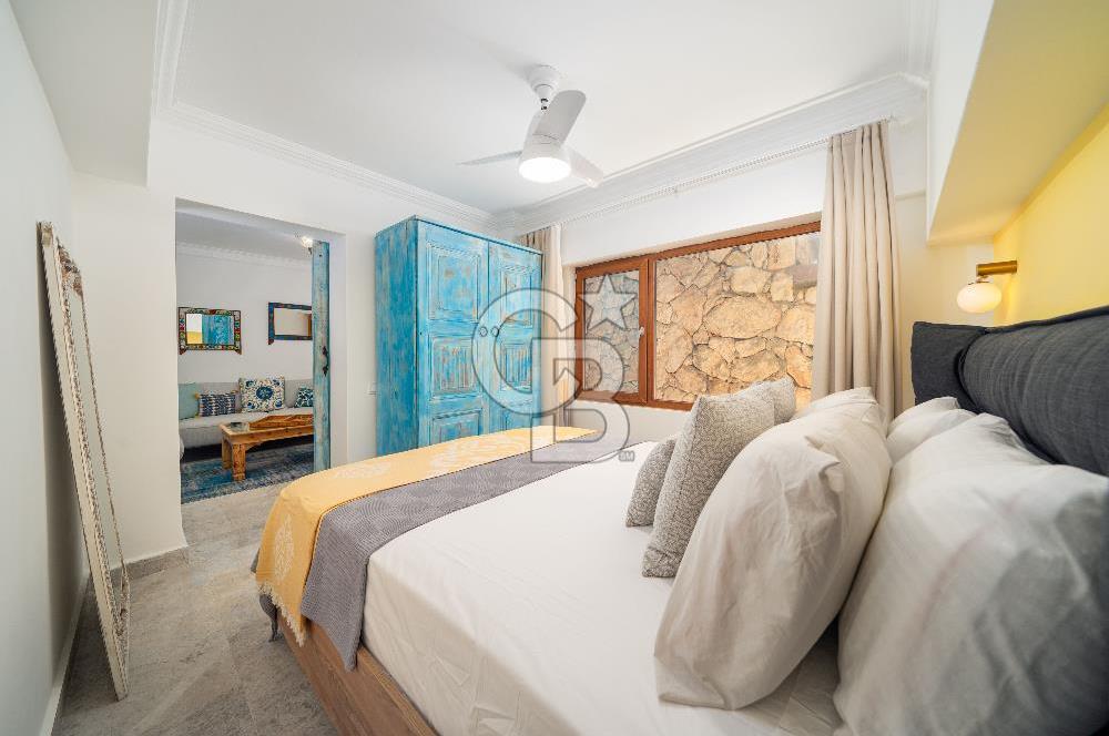 CB GİZ'DEN KALKAN KIŞLA'DA DENİZ MANZARALI SATILIK 1+1 DAİRE